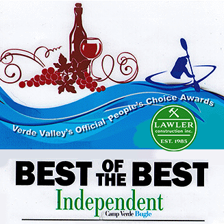 Voted best builder in the Verde Valley